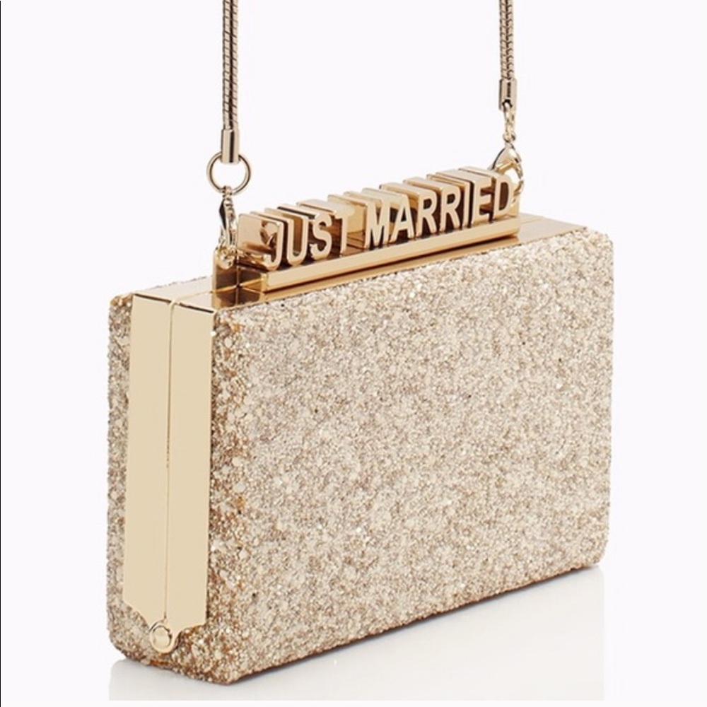 Just Married Glitter Clutch!